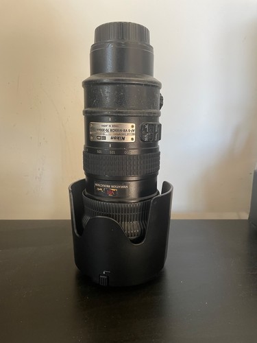 Nikon nikkor 70 - nikon, 70-200mm
